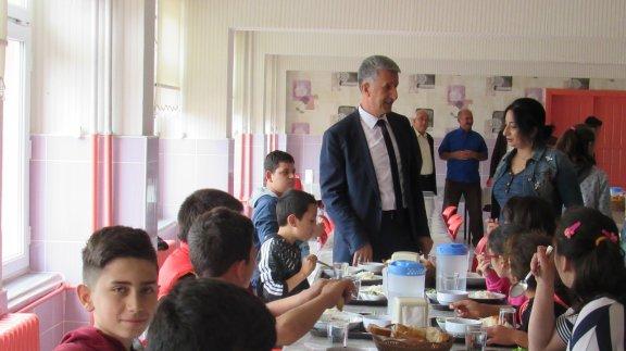 İlçe Milli Eğitim Müdürü Olgun ŞENSOY Gazi Mustafa Kemal YBO Öğrencilerini ziyaret etti.