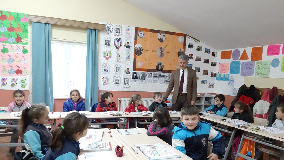İlçe Milli Eğitim Müdürümüz Olgun ŞENSOY Akçabük İlk/Ortaokulunu ziyaret etti. 