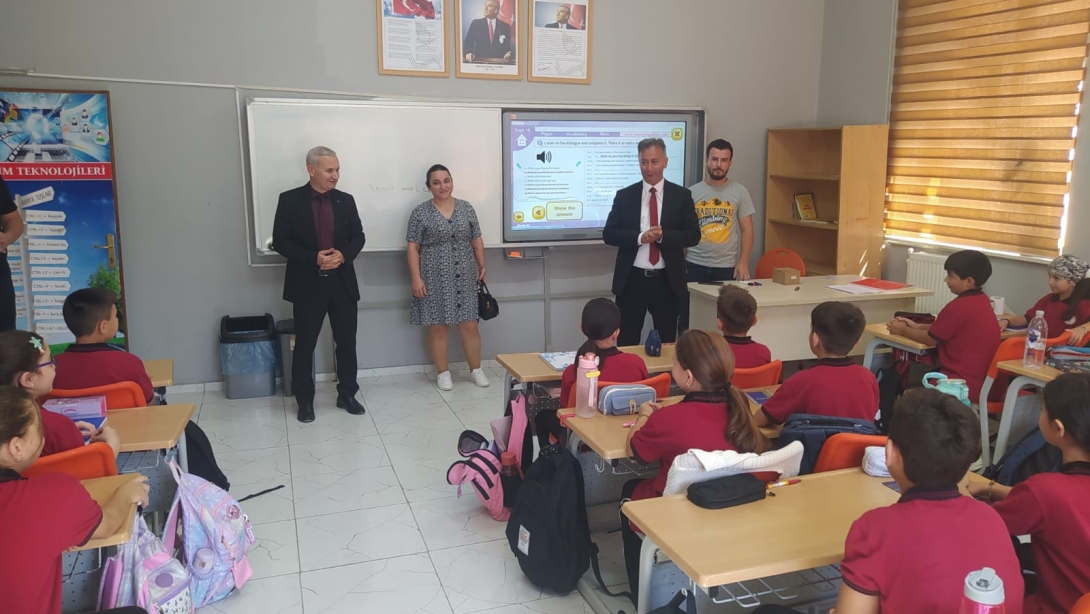 İLÇE MİLLİ EĞİTİM MÜDÜRÜMÜZÜN CUMHURİYET ORTAOKULUNU ZİYARETİ